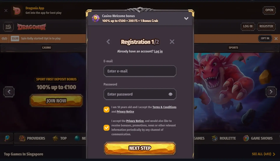 Login 1